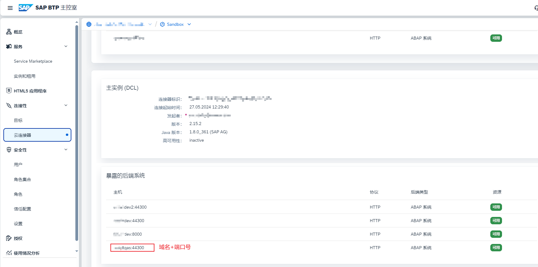 42.查看CPI端域名与端口